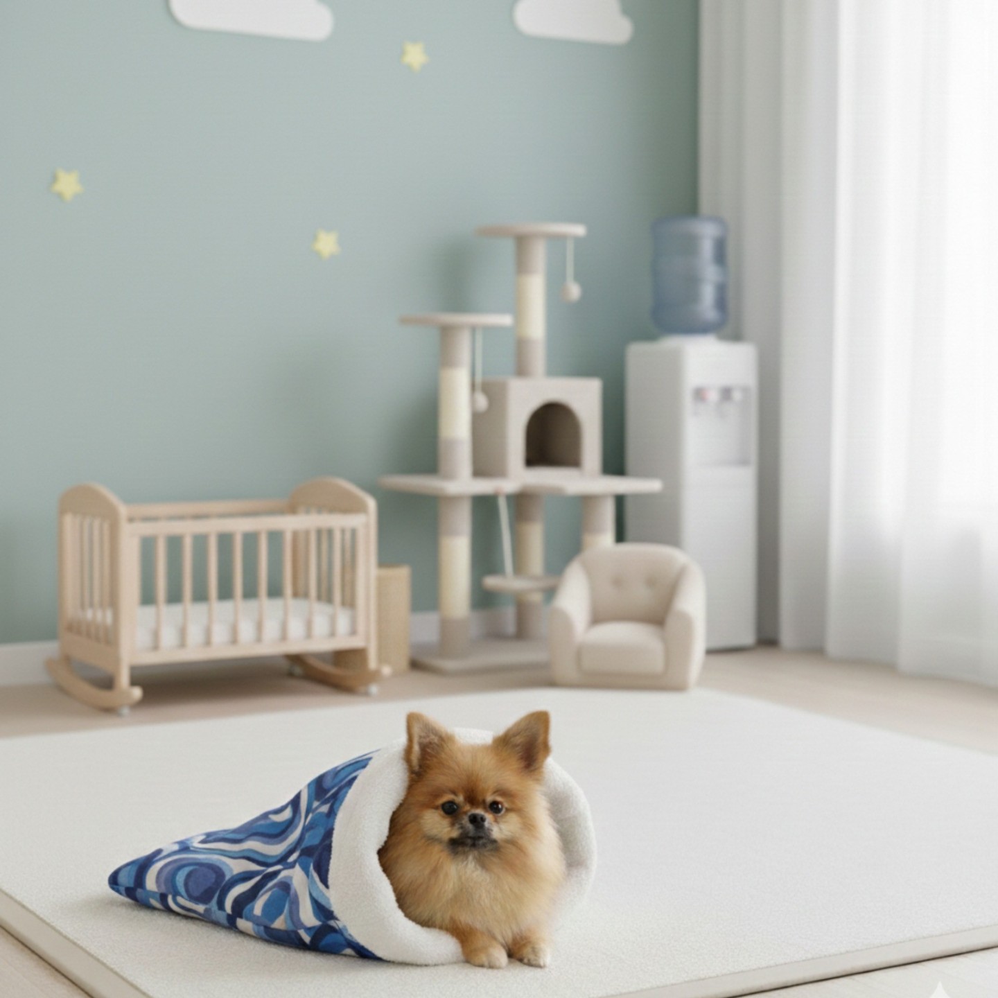 Sacco Nanna Cotone e Pelliccia per Cani | Dolce Zampa