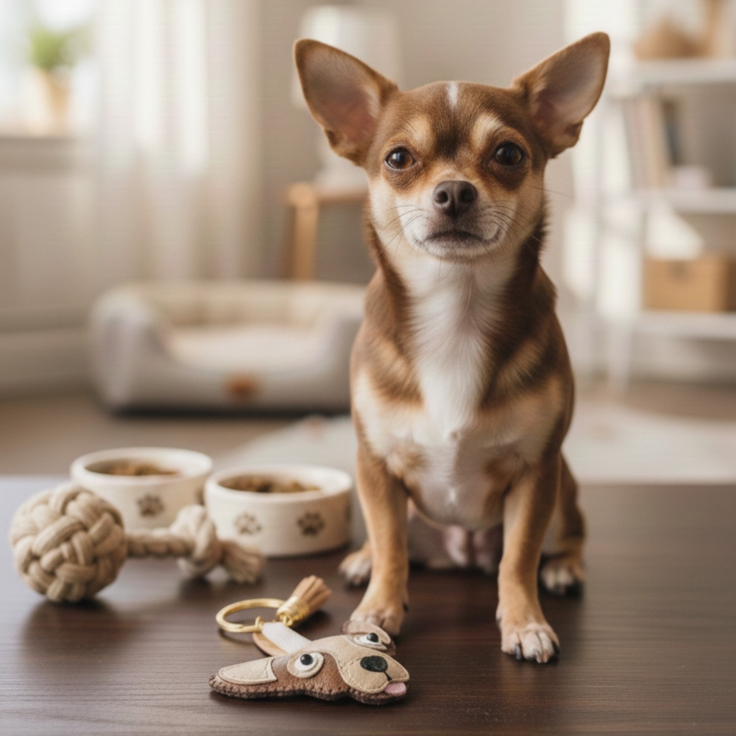 Portachiavi Cane Personalizzato in Eco Pelle | Fatto a Mano