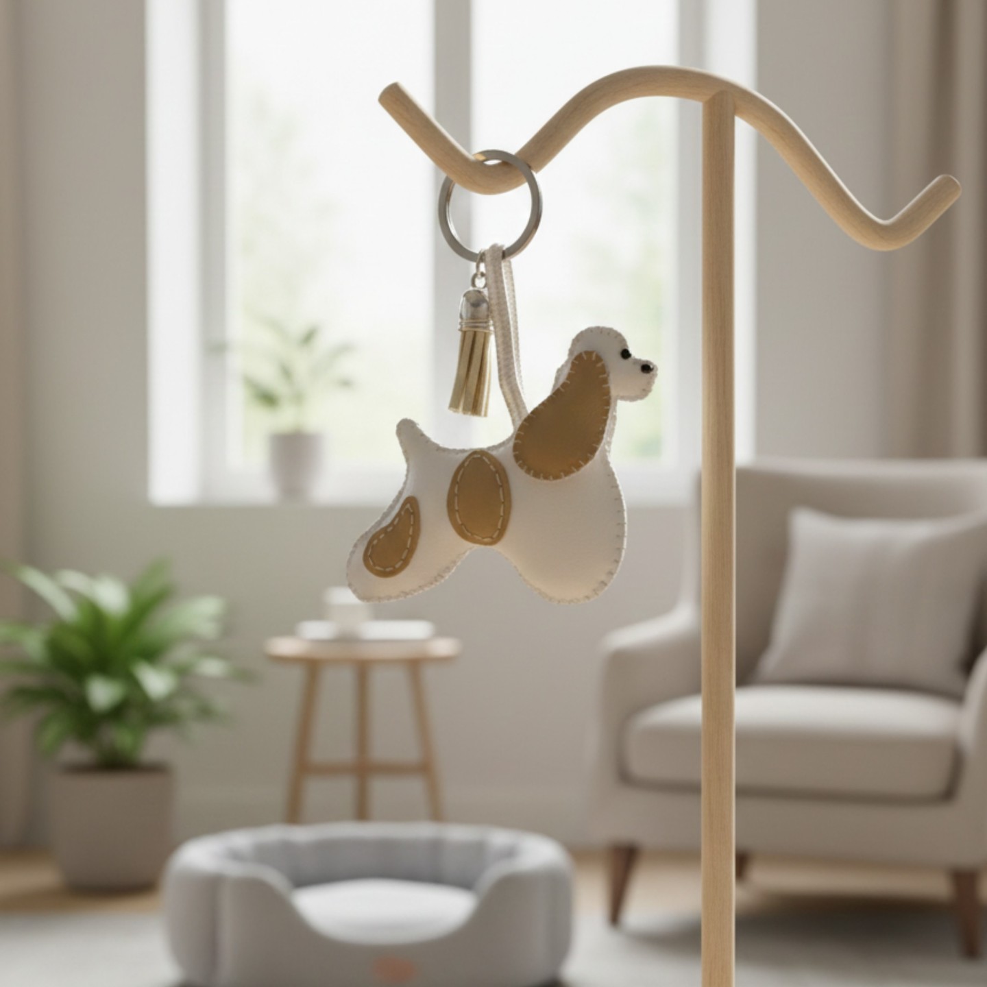 Portachiavi Cane Personalizzato Eco Pelle | Dolce Zampa