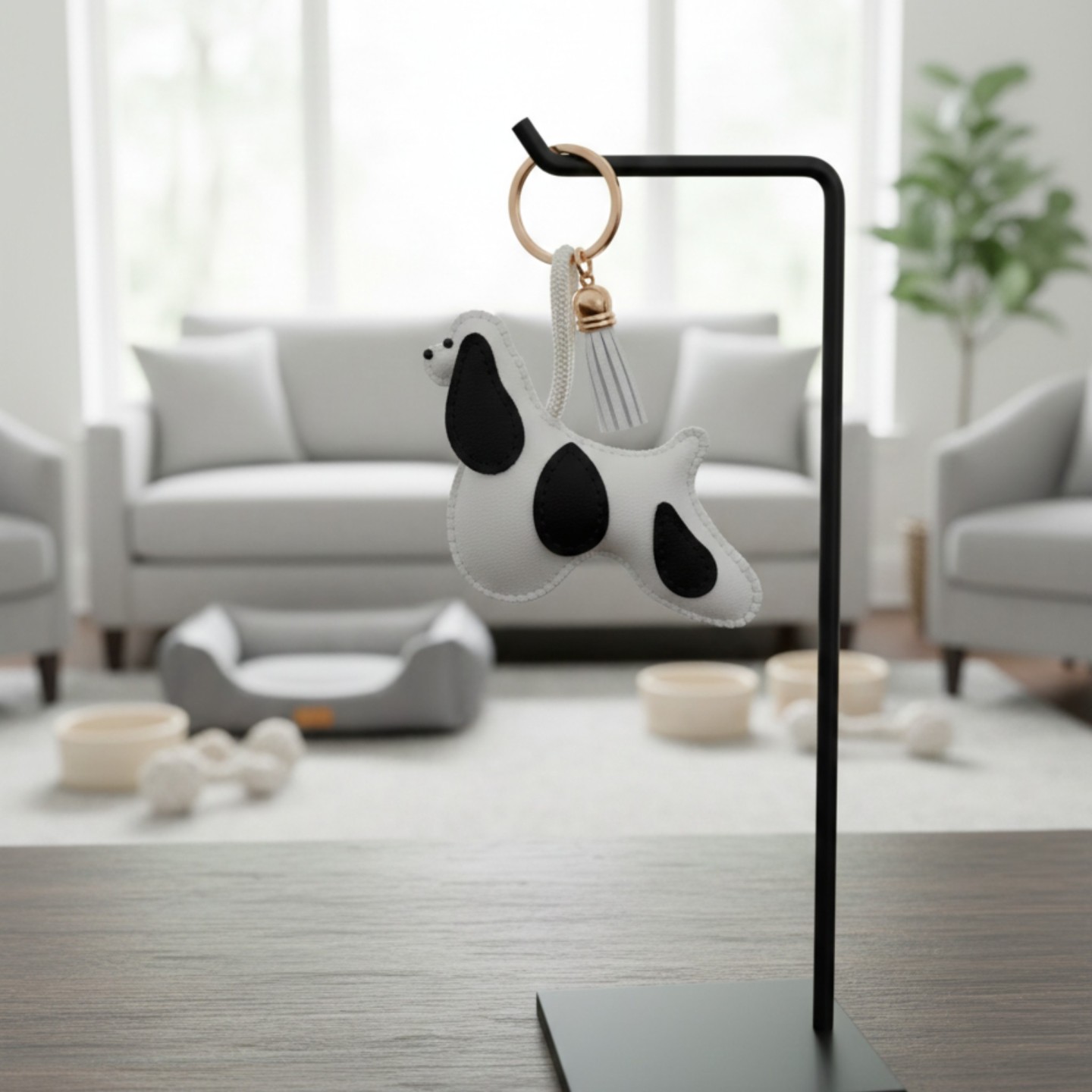 Portachiavi Cane Personalizzato Eco Pelle | Dolce Zampa