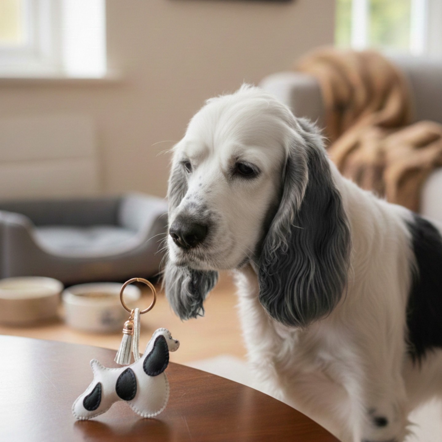 Portachiavi Cane Personalizzato Eco Pelle | Dolce Zampa