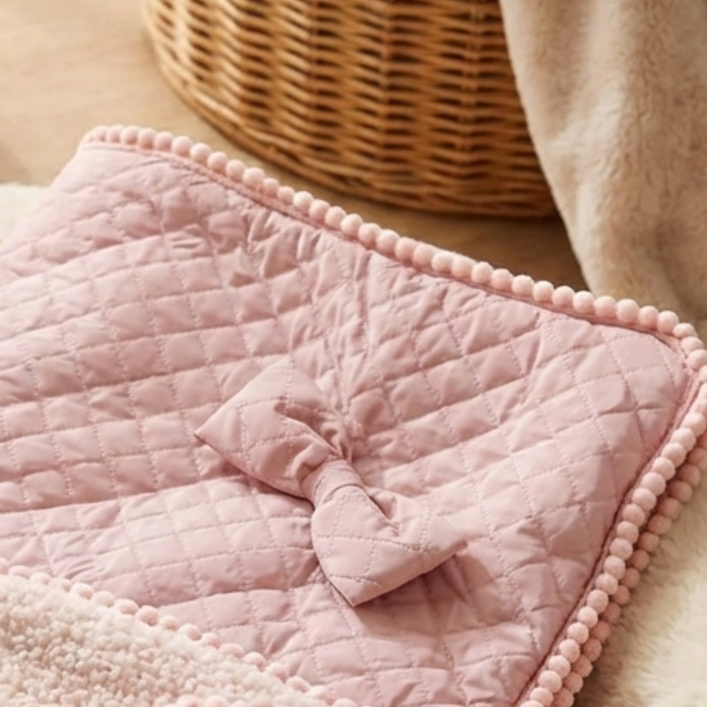 Coperta Rosa Bouclu00e9 per Cani Piccola Taglia | Dolce Zampa