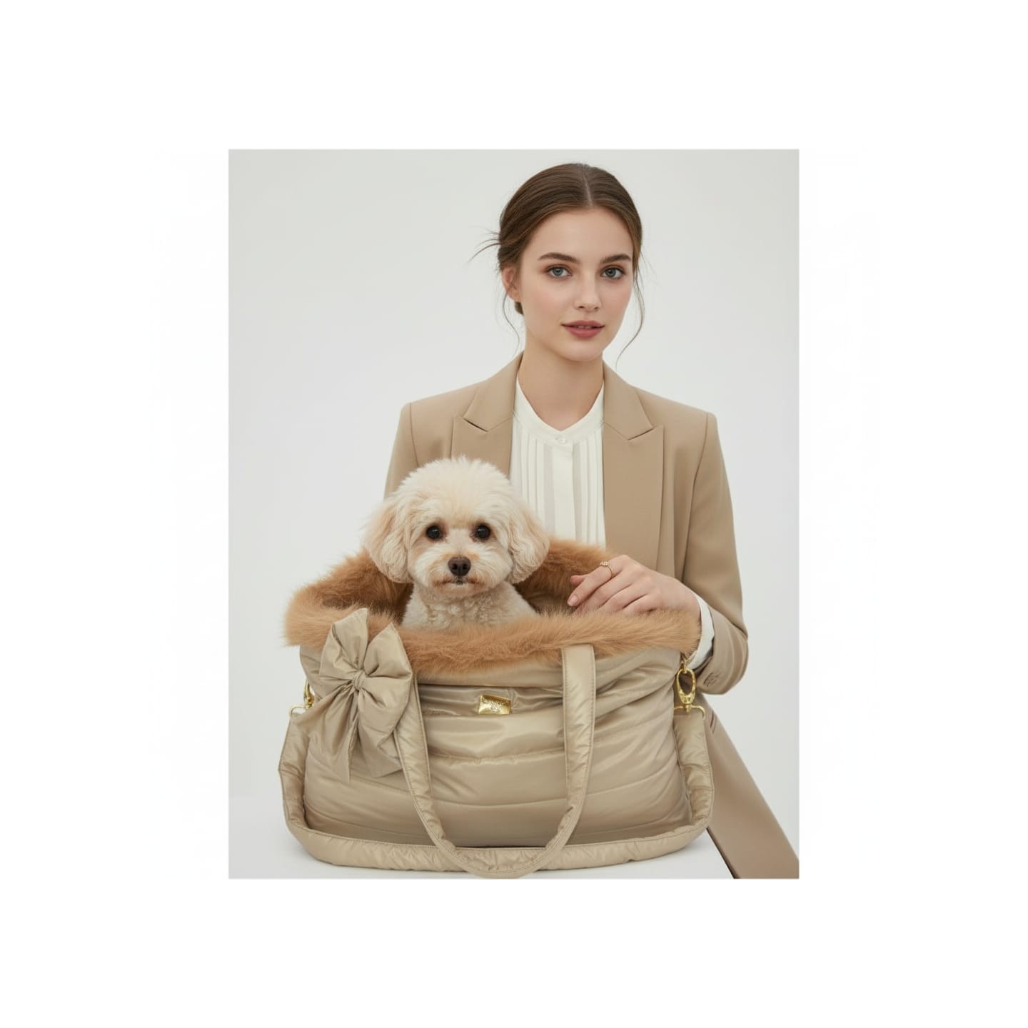 Soft Marvelous Sand Bed Bag | Borsa Cuccia Sabbia per Cani Piccoli Elegante e Morbida
