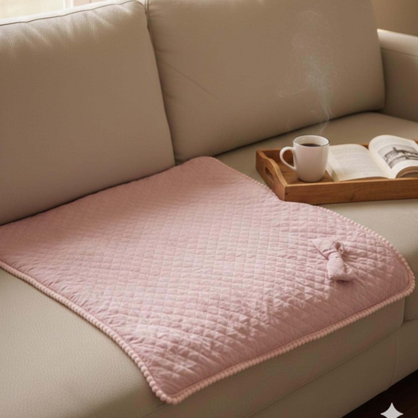 Coperta Rosa Bouclu00e9 per Cani Piccola Taglia | Dolce Zampa