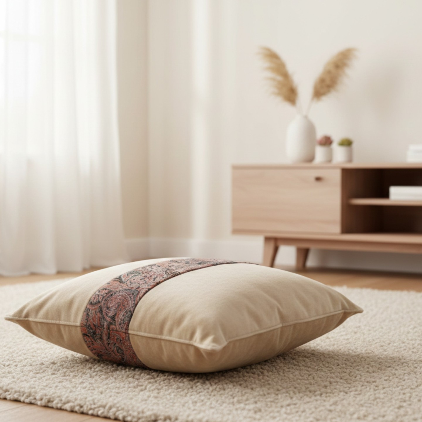 Cuccia Rotonda Lusso Double Face 60cm | Velluto Damascato