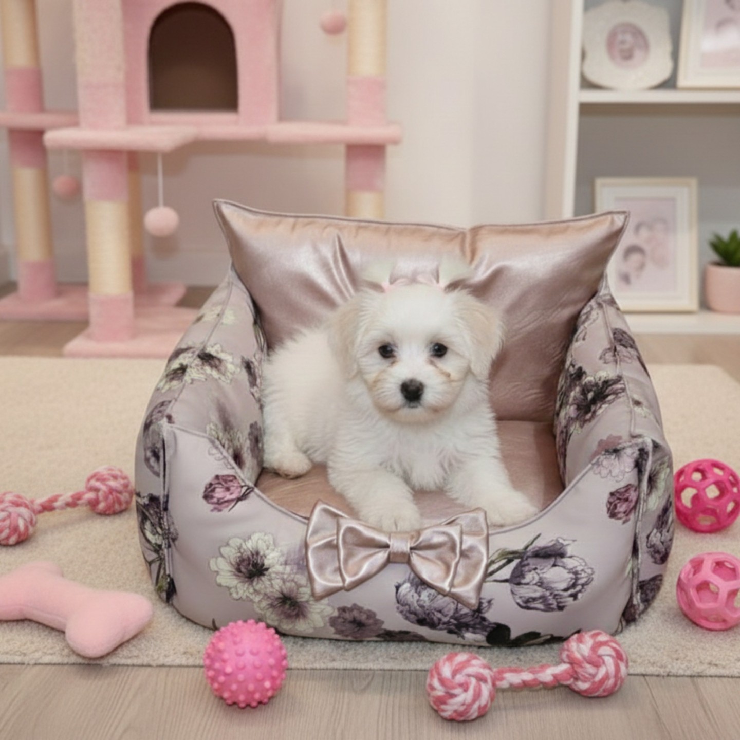 Cuccia Comfort 50x43 cm Cani Piccoli | Velluto Lavabile