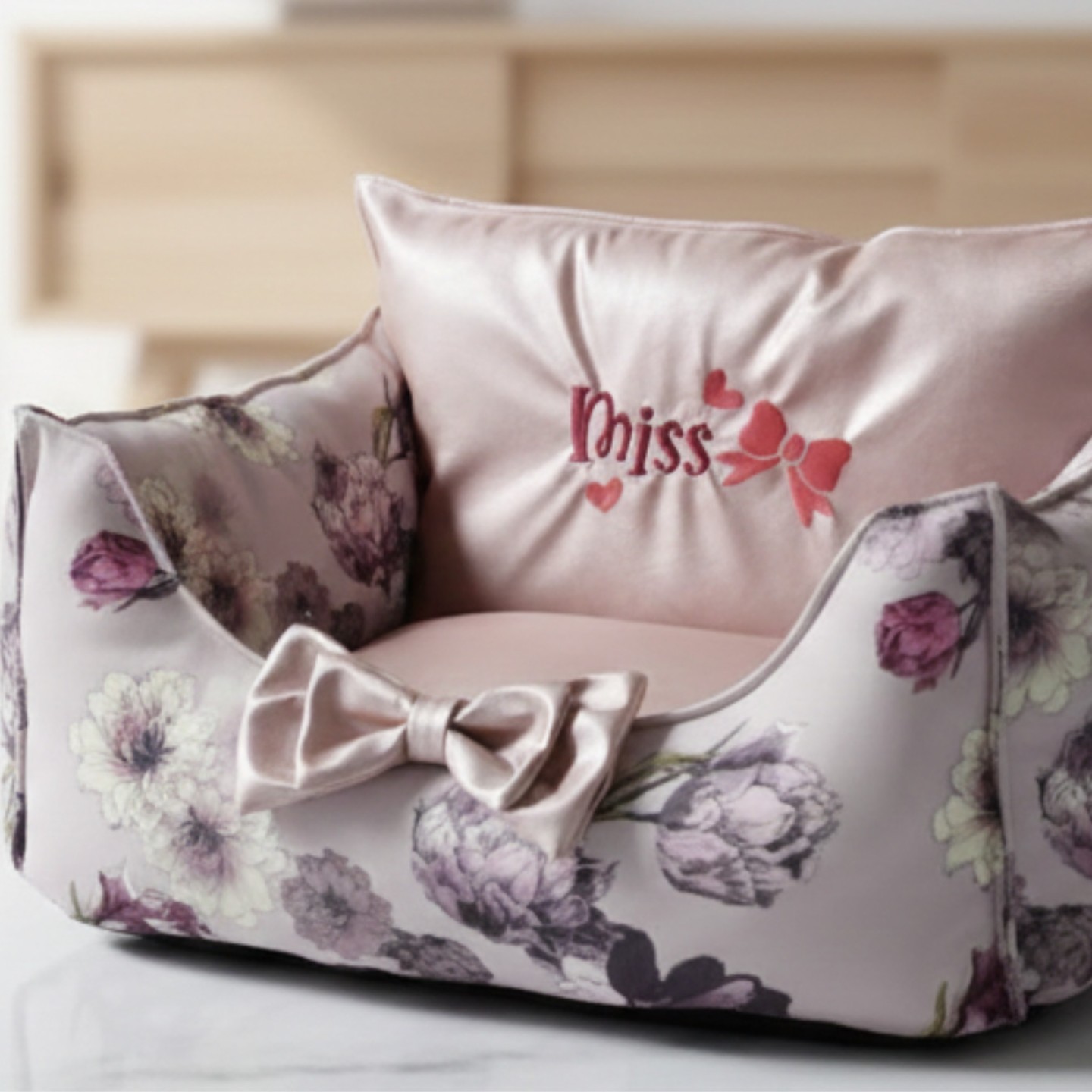 Cuccia Miss Rosa per Cani Piccola Taglia | Dolce Zampa