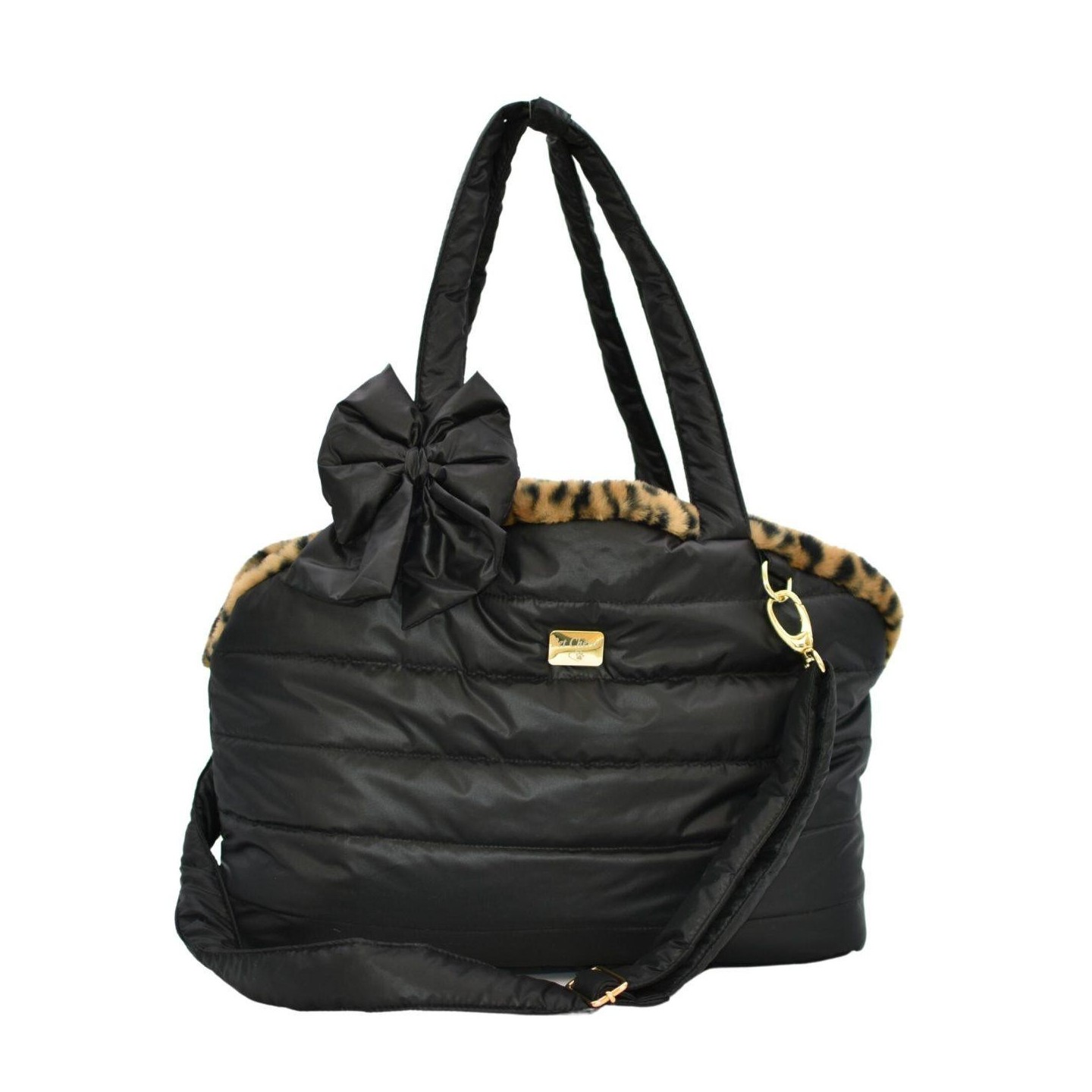 Soft Marvelous Black Bed Bag | Borsa Cuccia per Cani Elegante e Leggera