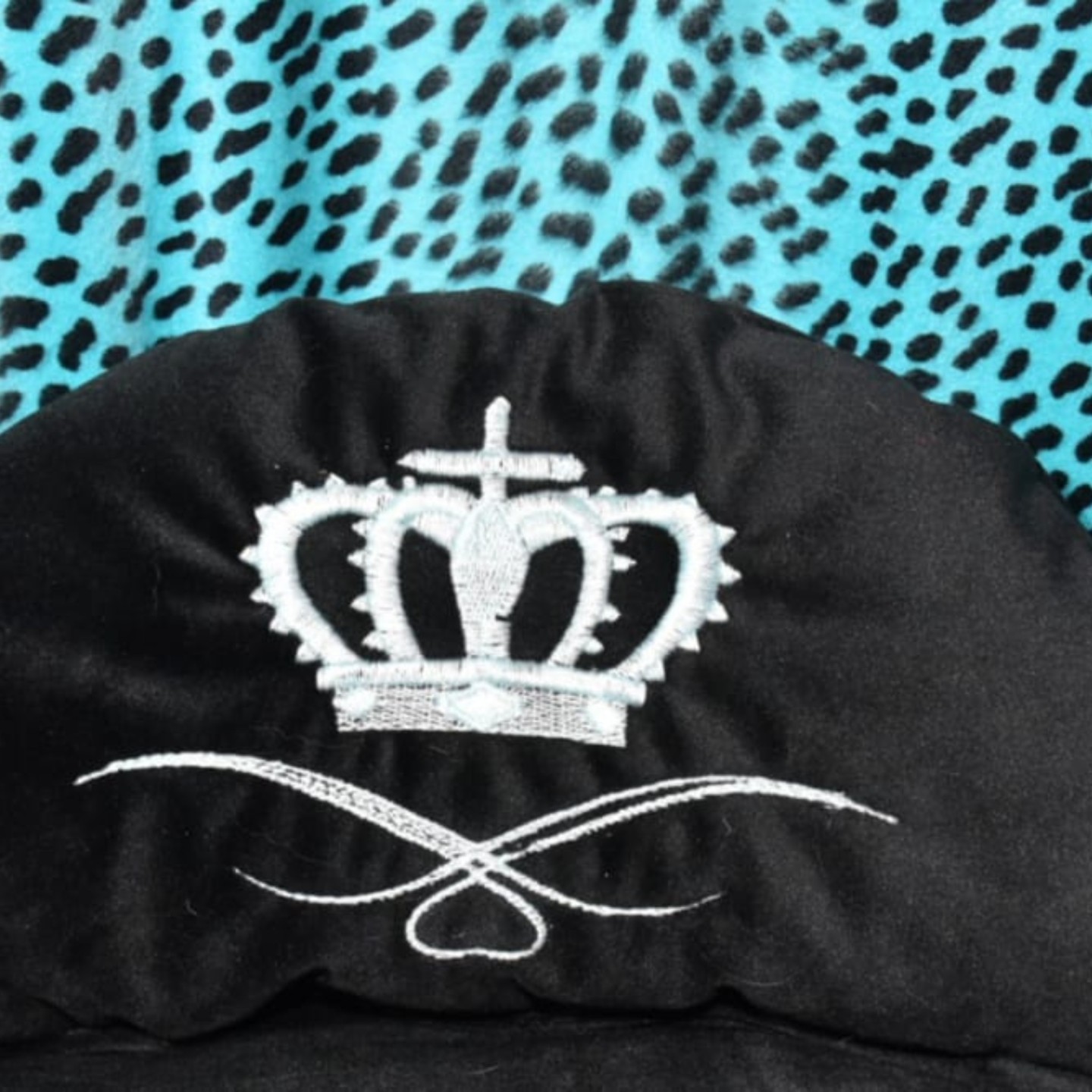 Cuccia Rotonda Animalier Velluto per Cani | Dolce Zampa