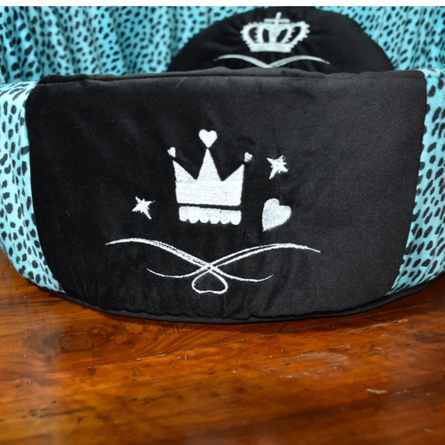 Cuccia Rotonda Animalier Velluto per Cani | Dolce Zampa