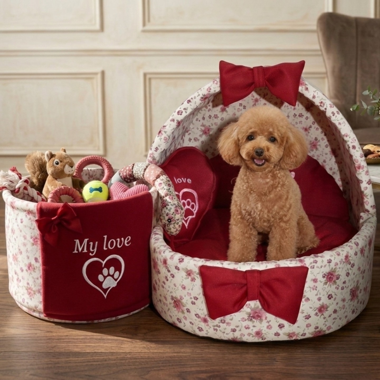 Cuccia Comfort Tropical per Cani Piccoli | Dolce Zampa