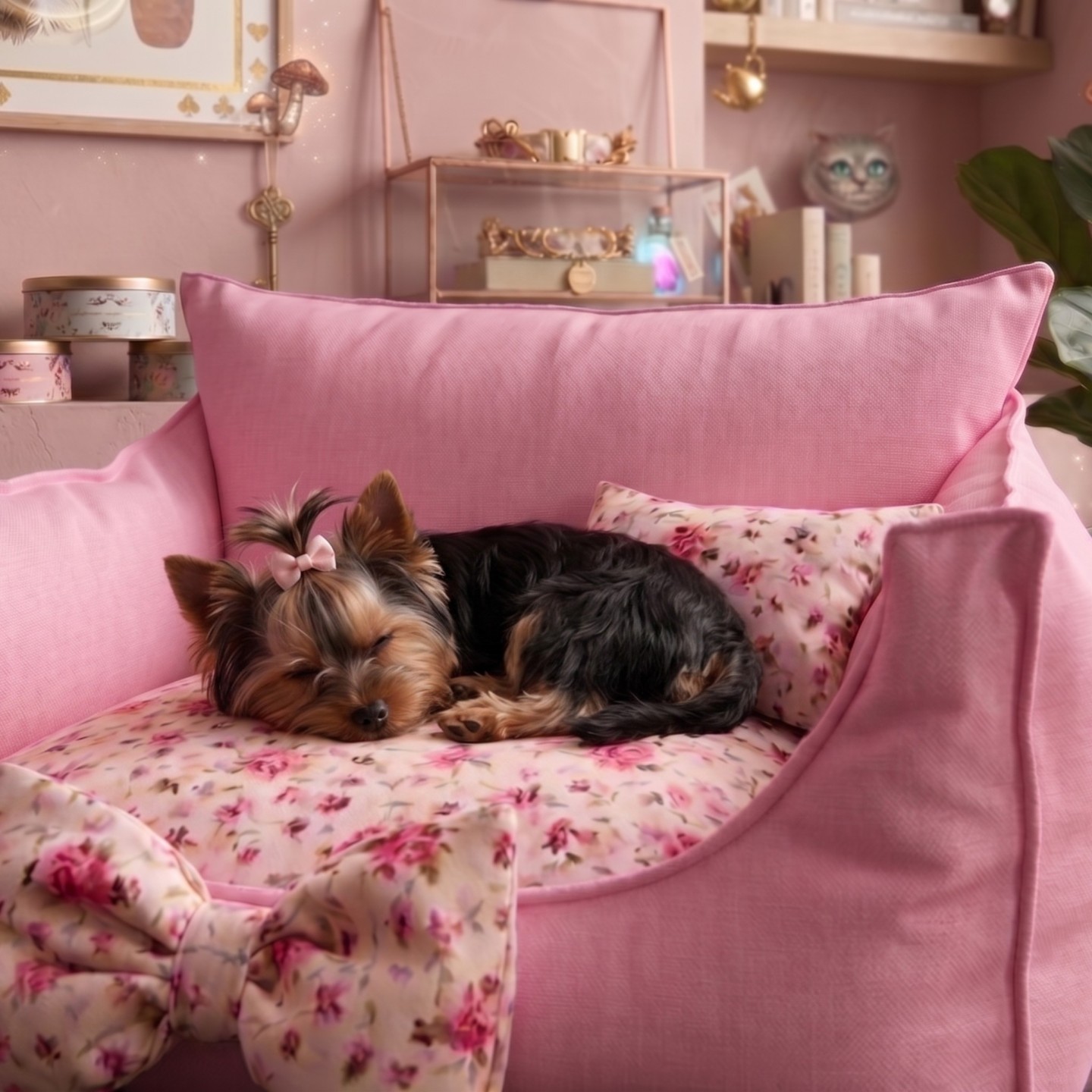 Cuccia per Cani in Cotone Personalizzata Nome