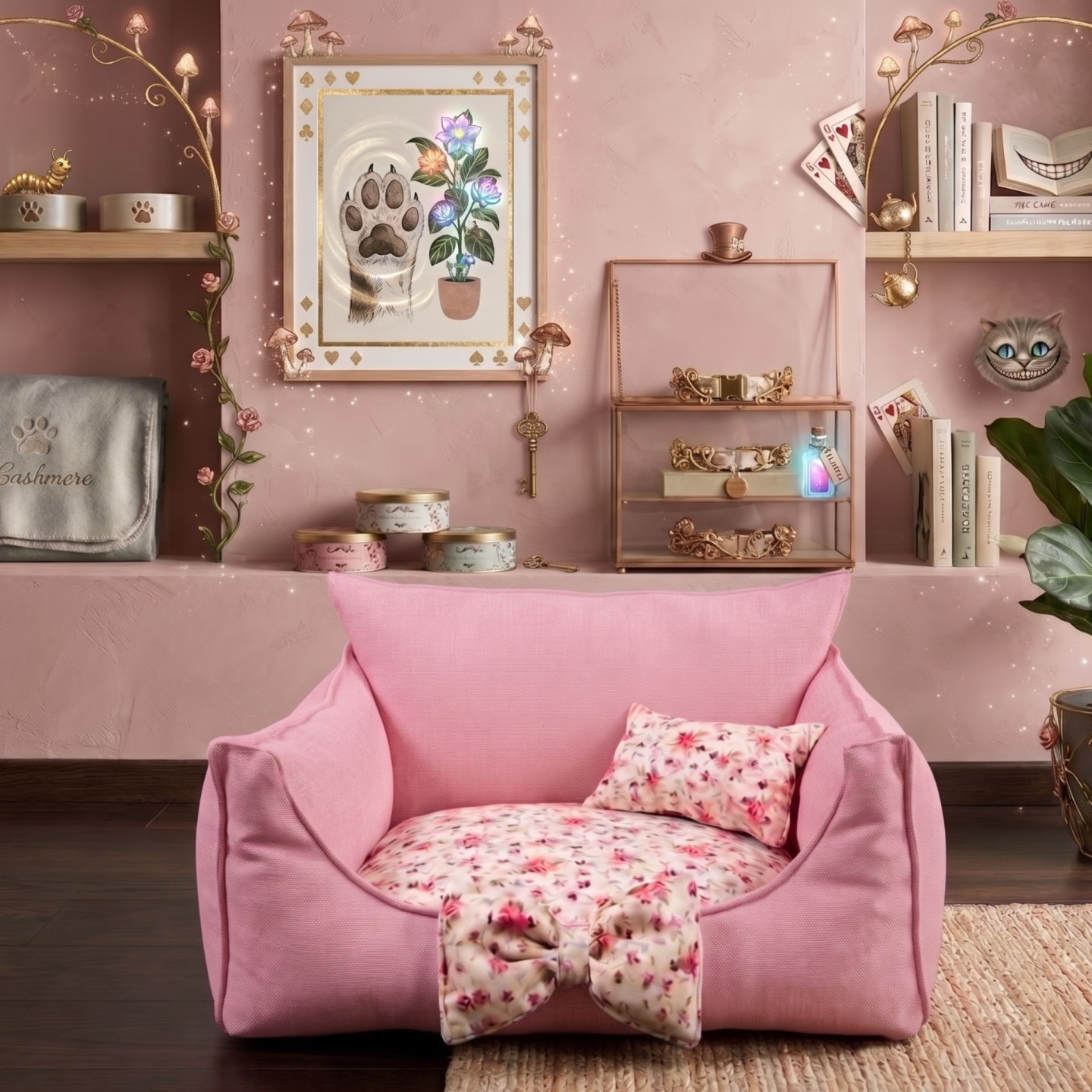 Cuccia per Cani in Cotone Personalizzata Nome