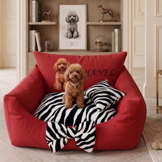 Cuccia per Cani in Cotone Personalizzata Nome