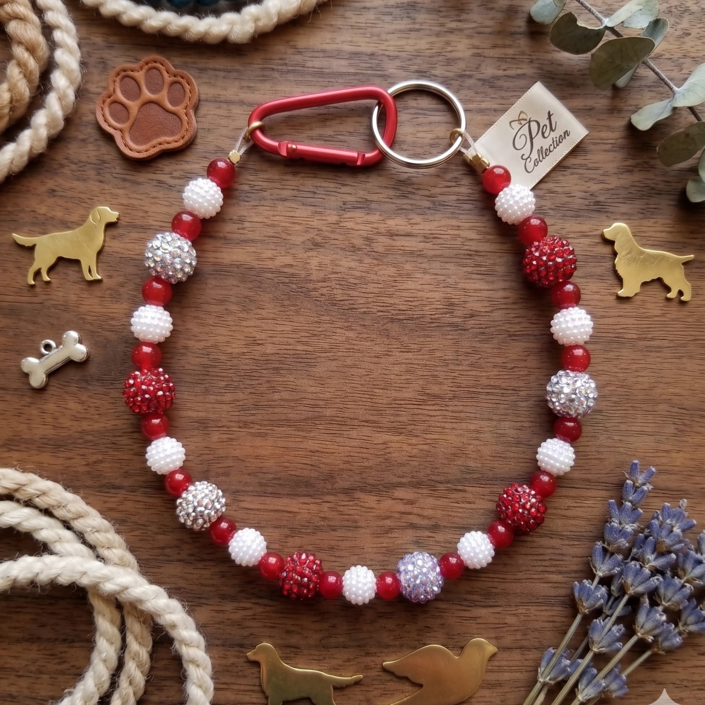 Collana per Cani con Perle e Brillantini Luxury | DocleZampa