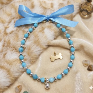 Collana per Cani in Giada e Ceramica Luxury | DocleZampa
