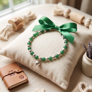 Collana per Cani in Giada e Ceramica Luxury | DocleZampa