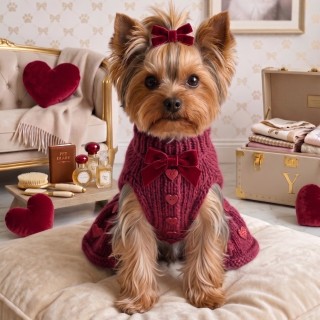 Vestiti per Cani su Misura in Lana e Cotone | Artigianale DolceZampa