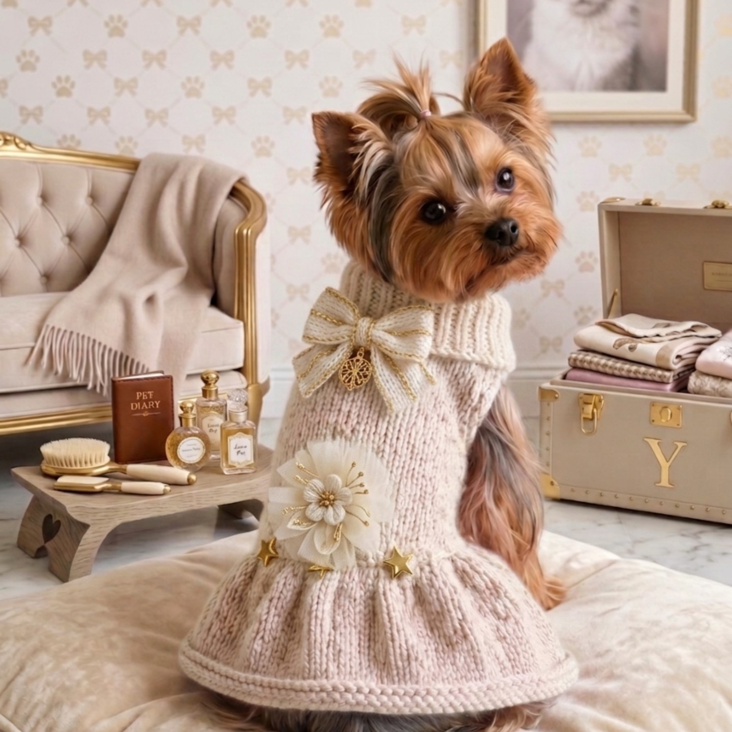 Vestiti per Cani su Misura in Lana e Cotone | Artigianale DolceZampa