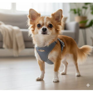 Pettorina in Vera Pelle Lusso per Cani Piccoli e Medi - Made in Italy