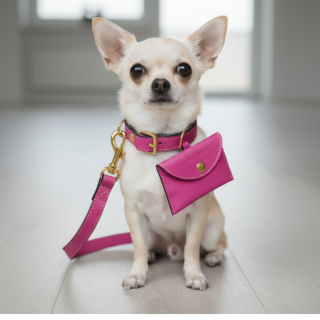 Set Collare Premium in Vera Pelle | Artigianato Made in Italy Pupakiotti