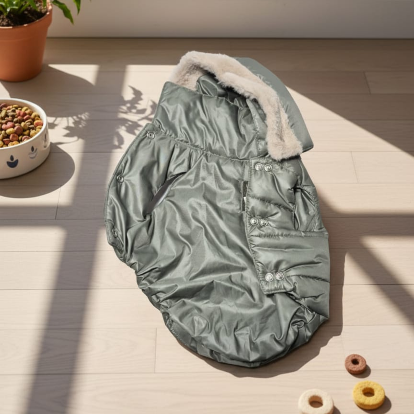 Piumino Invernale per Cani Jacket Hoodie | Dolce Zampa