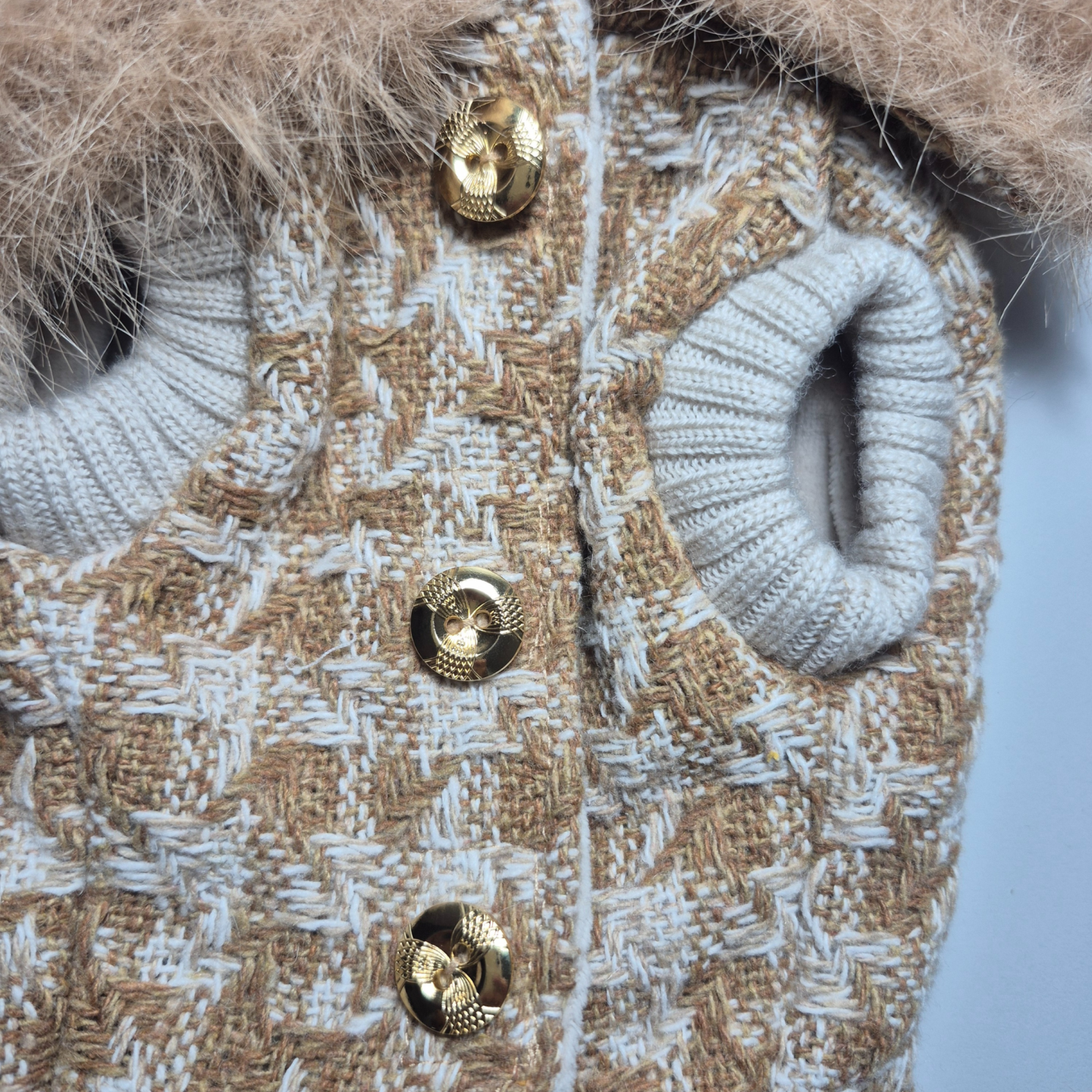 Cappottino Camel Coat per Cani Piccola Taglia | Dolce Zampa