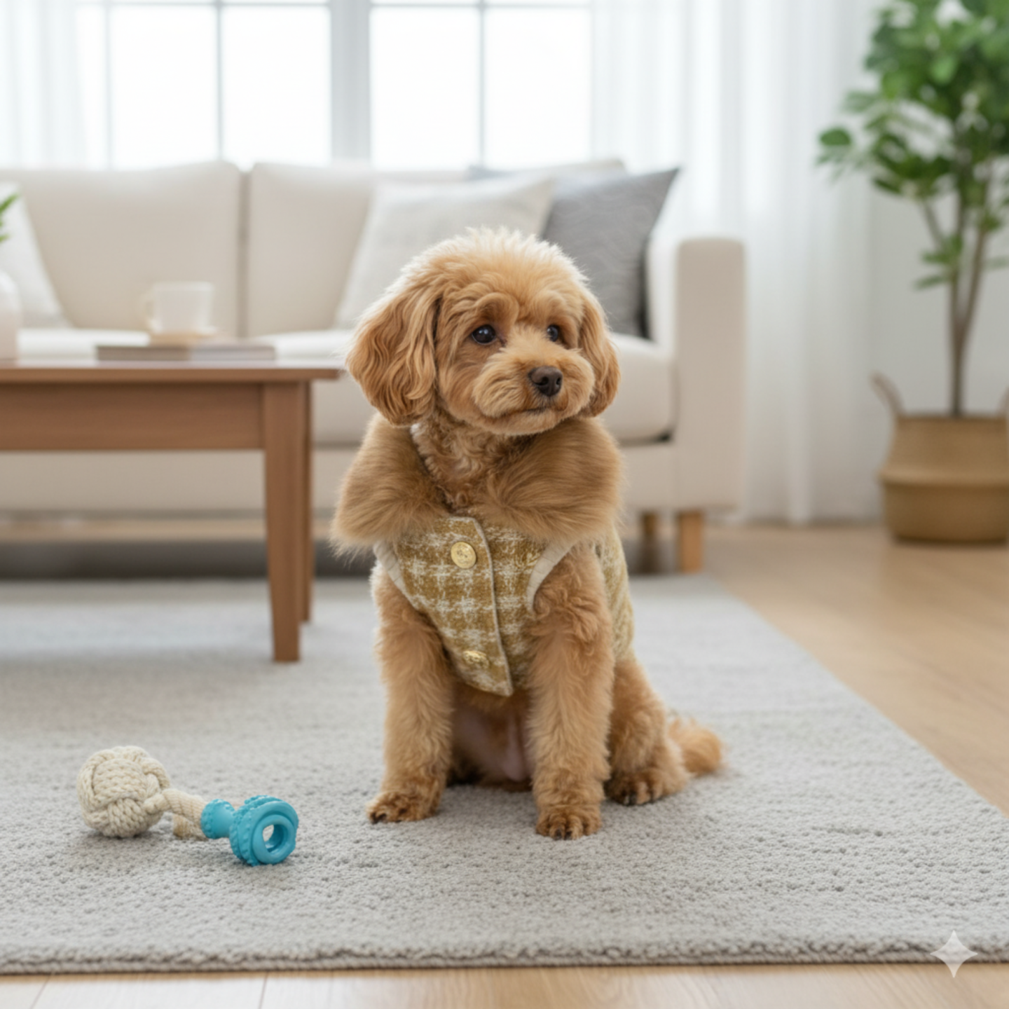 Cappottino Camel Coat per Cani Piccola Taglia | Dolce Zampa