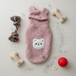 Felpa My Teddy Chocolate – Abbigliamento Invernale per Cani di Taglia Piccola e Media | Collezione Marvelous Winter