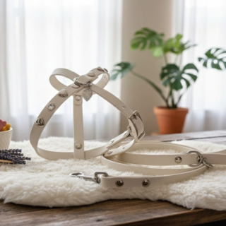 Pettorina Biothane Light Gold | Poodle Harness Made in Italy