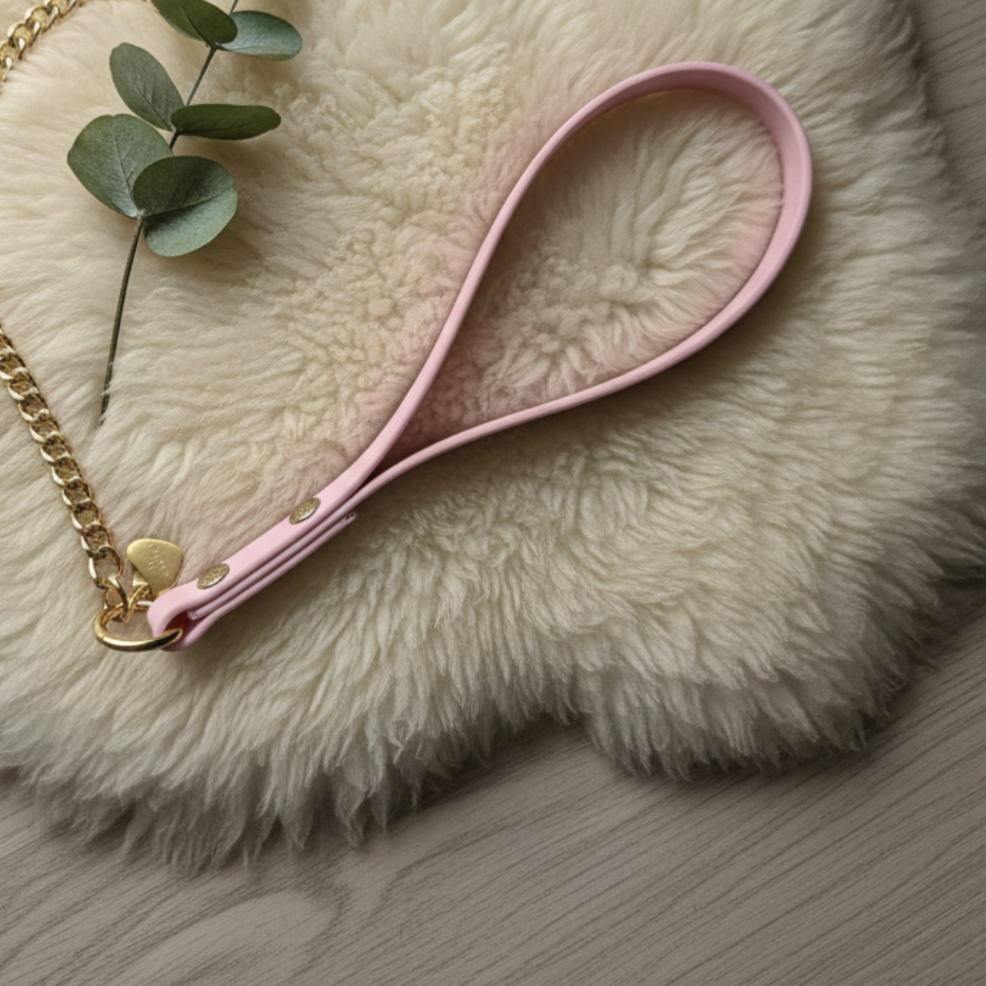 Guinzaglio Dorato e Arancio in Biothane® | Pet Chérie Made in Italy