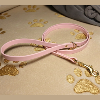 Guinzaglio in Biothane con finiture oro | Classic Lead Gold