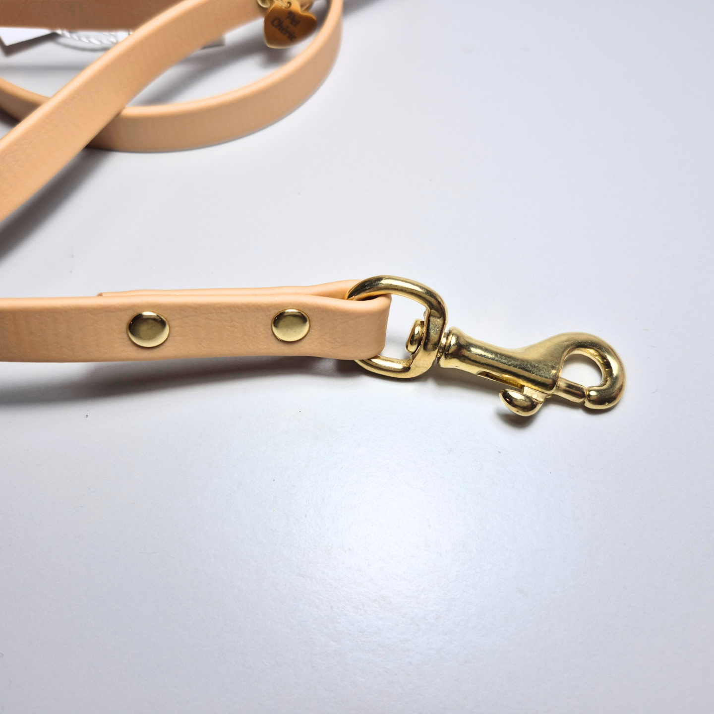 Guinzaglio in Biothane con finiture oro | Classic Lead Gold