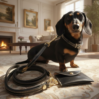 Set Collare Premium in Vera Pelle | Artigianato Made in Italy Pupakiotti