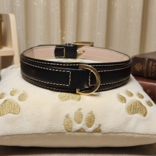 Collare in Pelle per Cani Piccola e Media Taglia | Artigianale Made in Italy