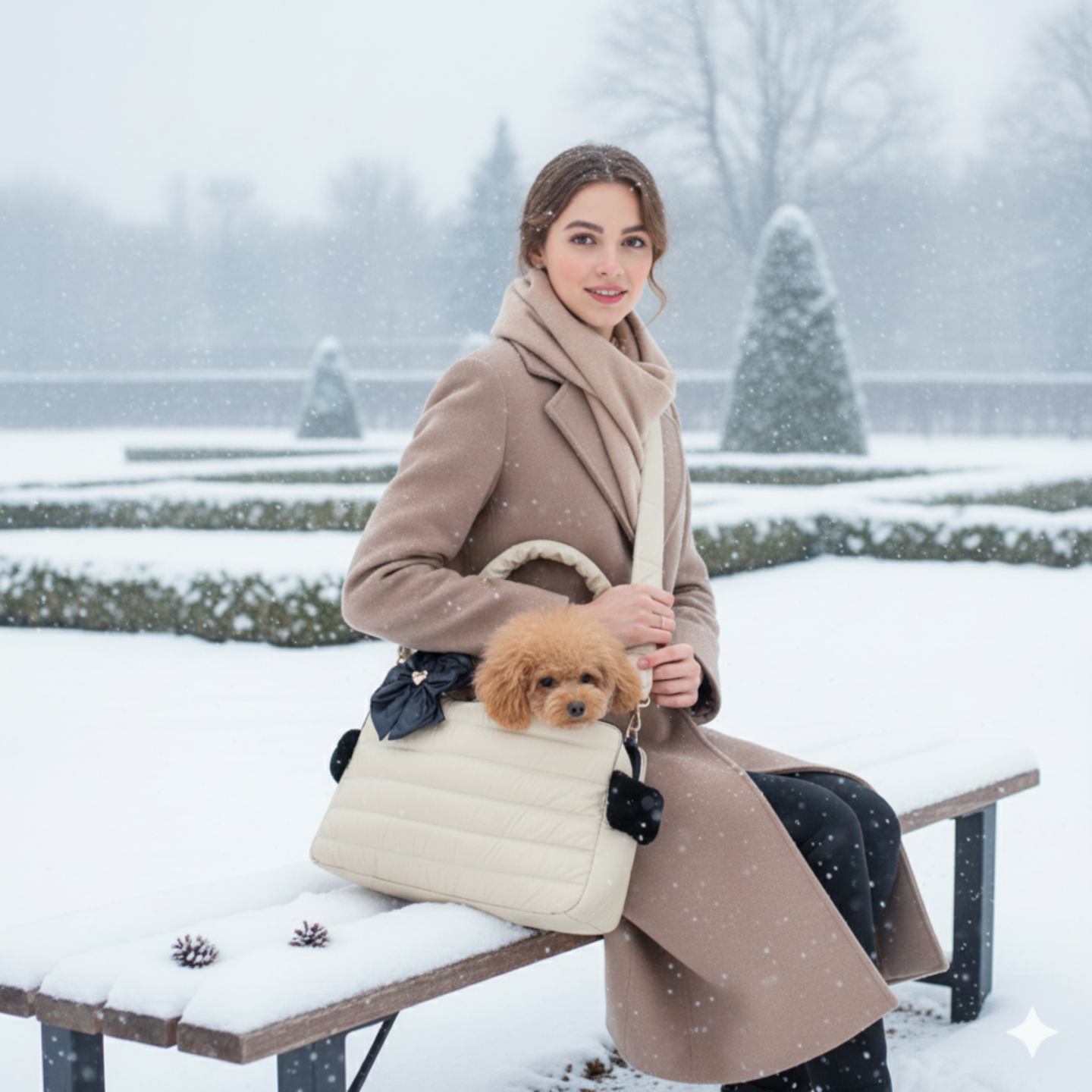 Borsa Trasporto Cani Winter Ice Tote Bag | Dolce Zampa