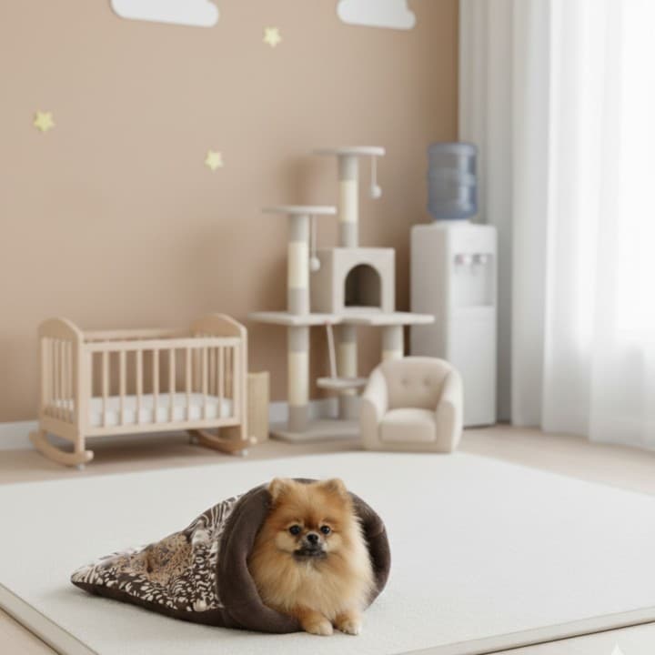 Sacco Nanna in Cotone e Pelliccia per Cani