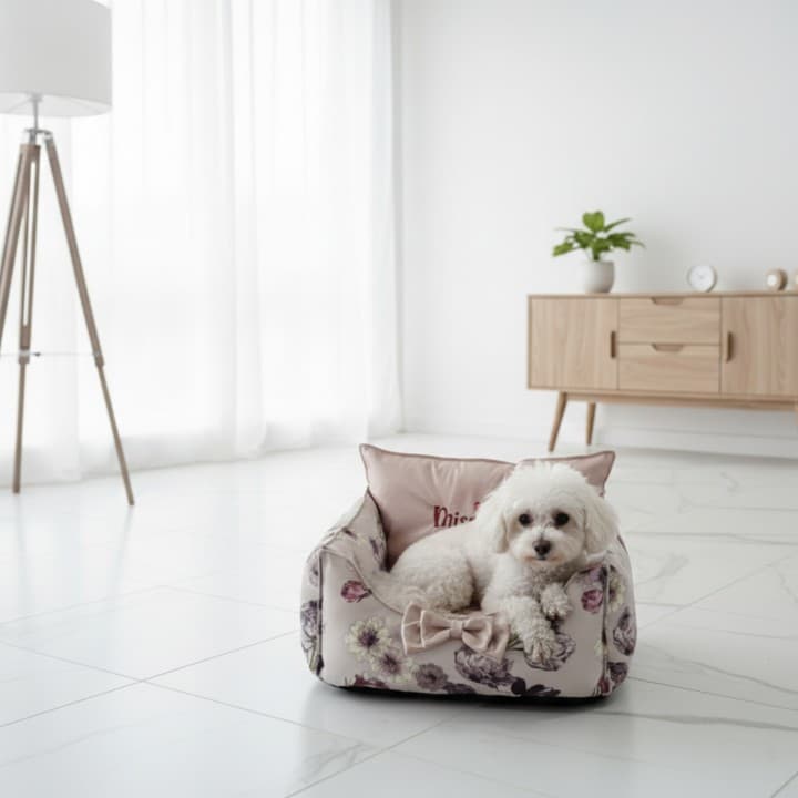 Cuccia Miss Rosa per Cani di Piccola Taglia