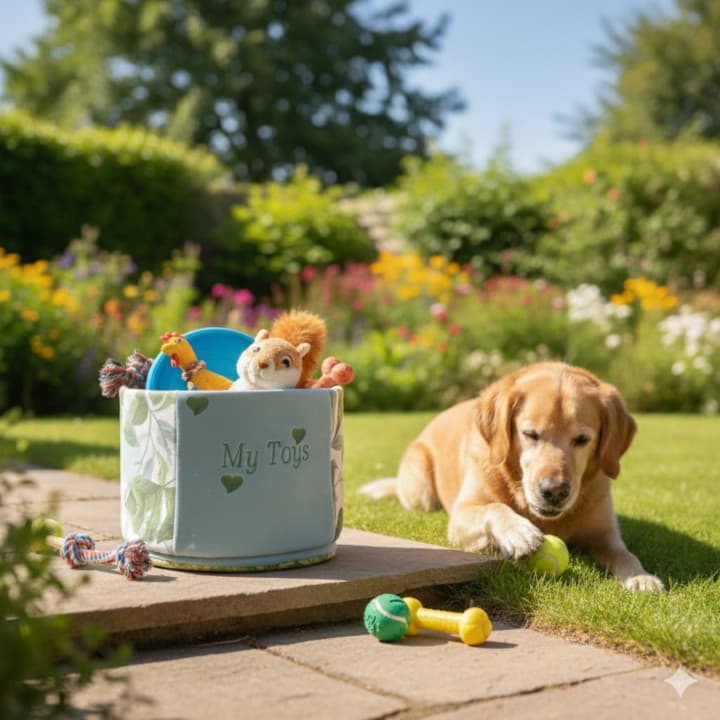 Porta Giochi Luxury Tropical per Cani