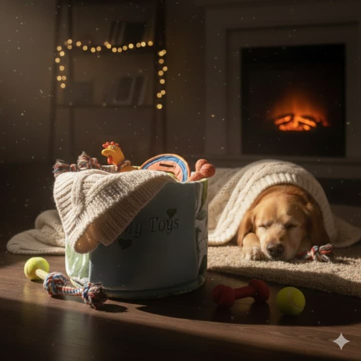 Porta Giochi Luxury Tropical per Cani