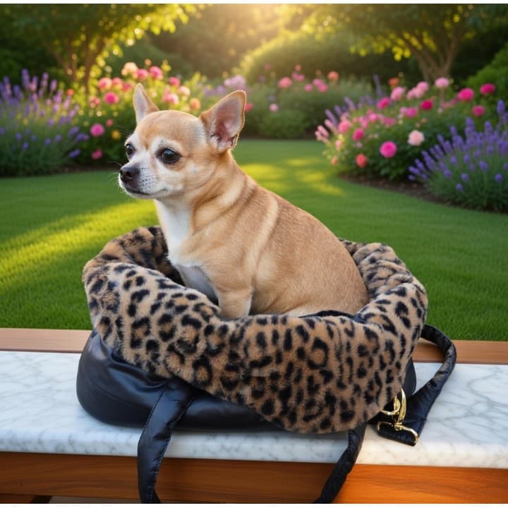 Borsa Cuccia Soft Marvelous Black per Cani