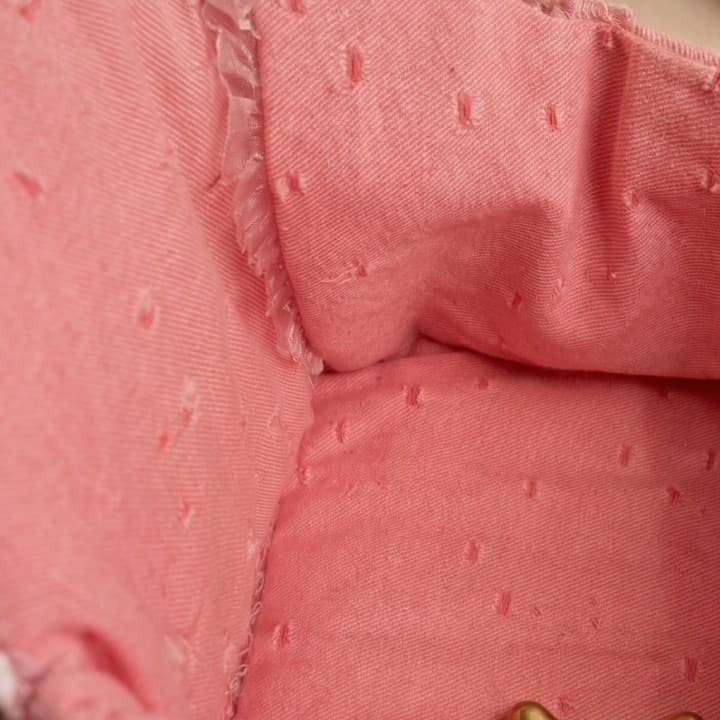 Denim Pink Tote Bag