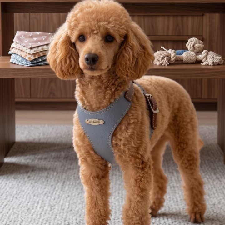 Pettorina Bustier in Vera Pelle per Cani