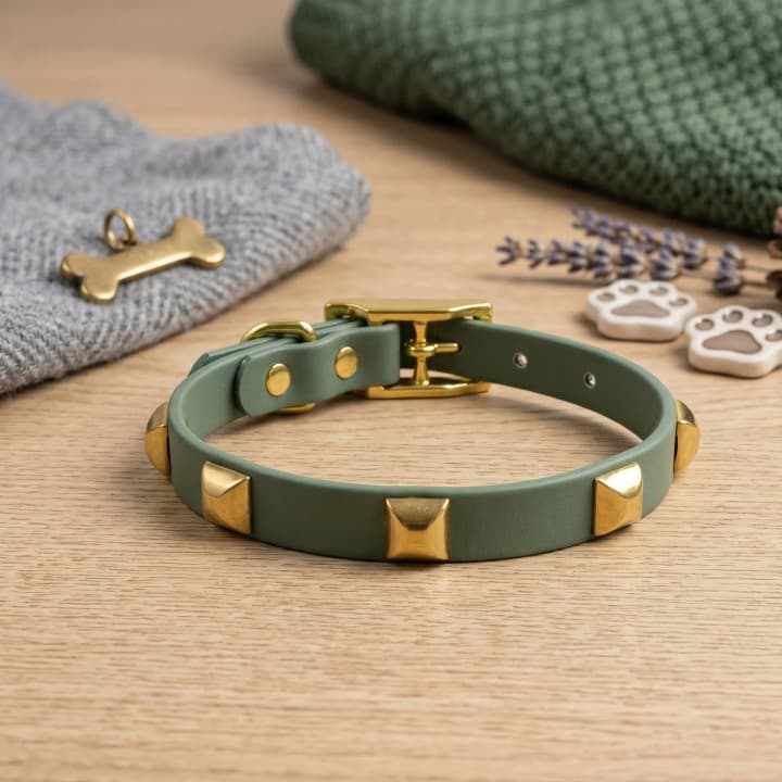 Collare per cani Multi Strass in Biothane