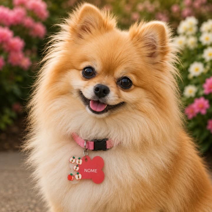 Medaglietta Personalizzata in Resina per Cani