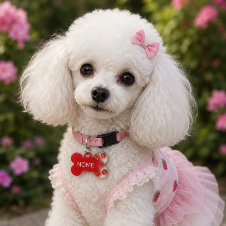 Medaglietta Personalizzata in Resina per Cani