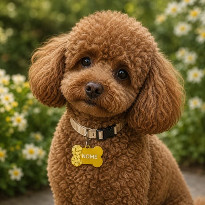 Medaglietta Personalizzata in Resina per Cani