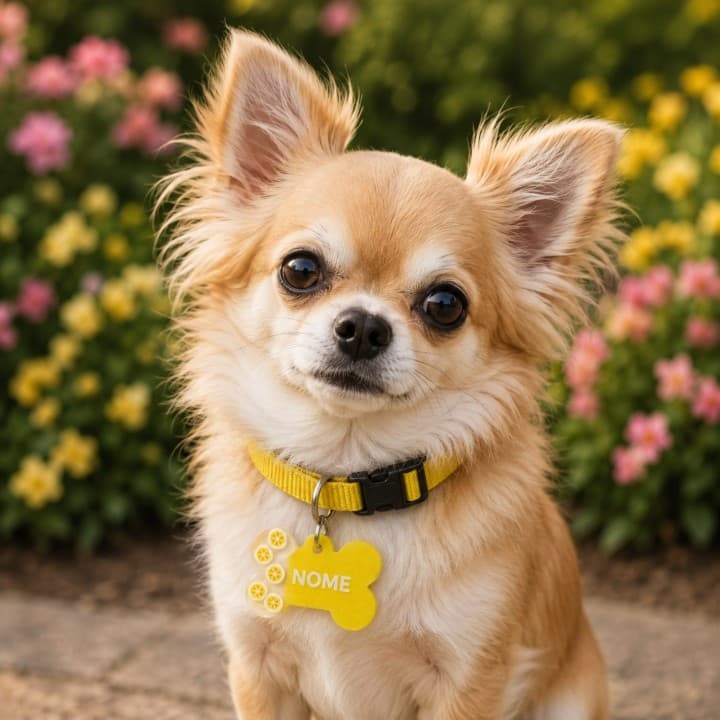 Medaglietta Personalizzata in Resina per Cani