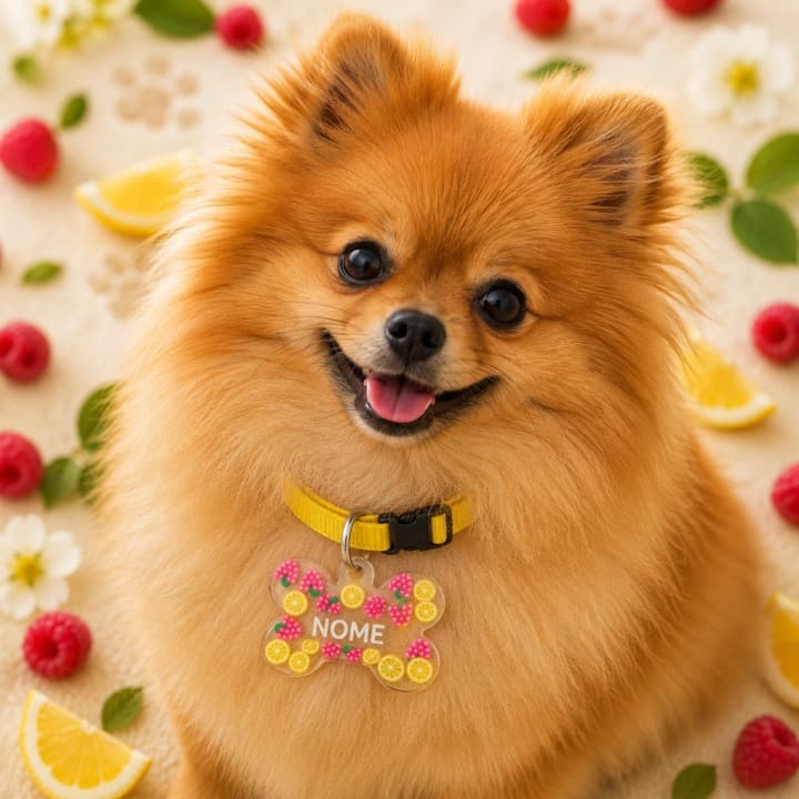 Medaglietta Personalizzata in Resina per Cani
