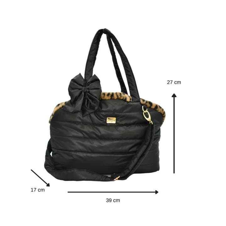 Borsa Cuccia Soft Marvelous Black per Cani